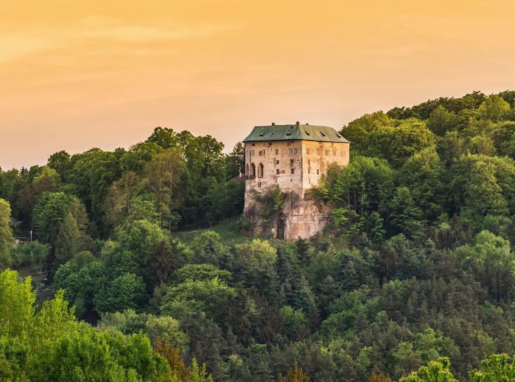 Houska Castle, Blatce, Czechia, Czech Republic (Czechia)